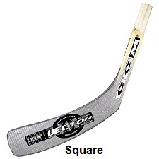 square toe hockey stick blade Hockey stick blade with square toe